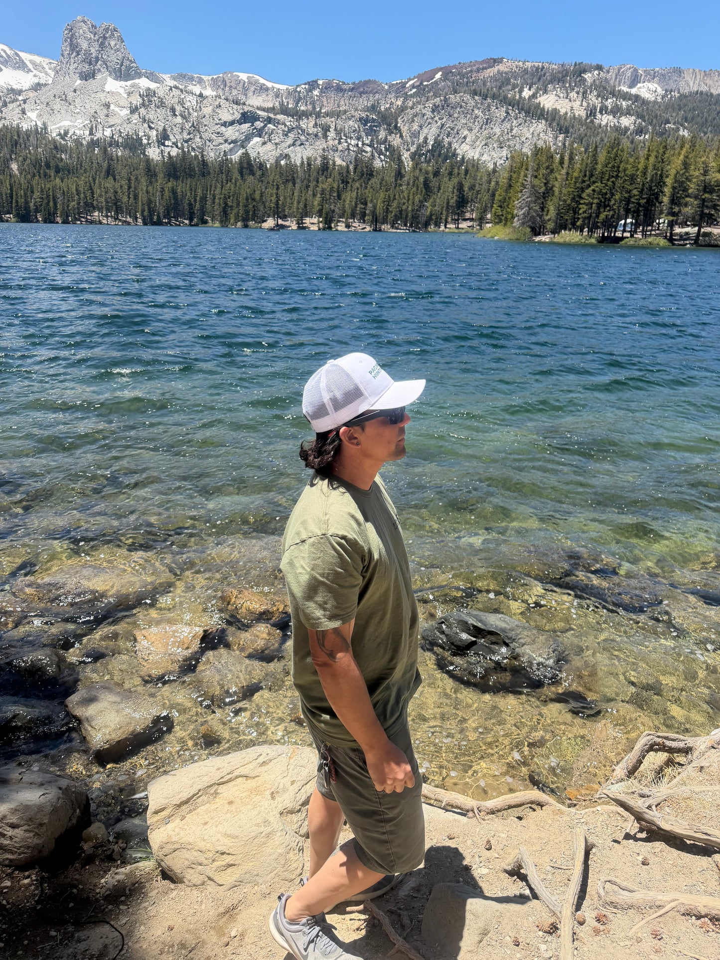 Pagwi Hunter Signature Series Embroidered Trucker Hat | Premium Snapback Fishing Cap