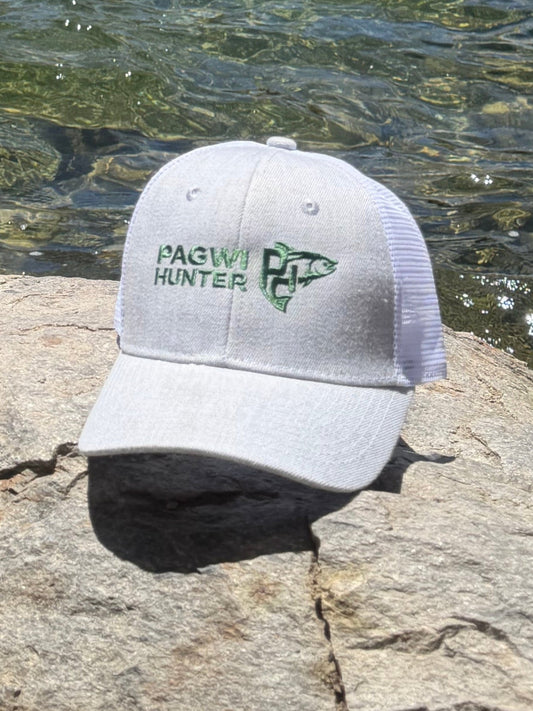 Pagwi Hunter Signature Series Embroidered Trucker Hat | Premium Snapback Fishing Cap