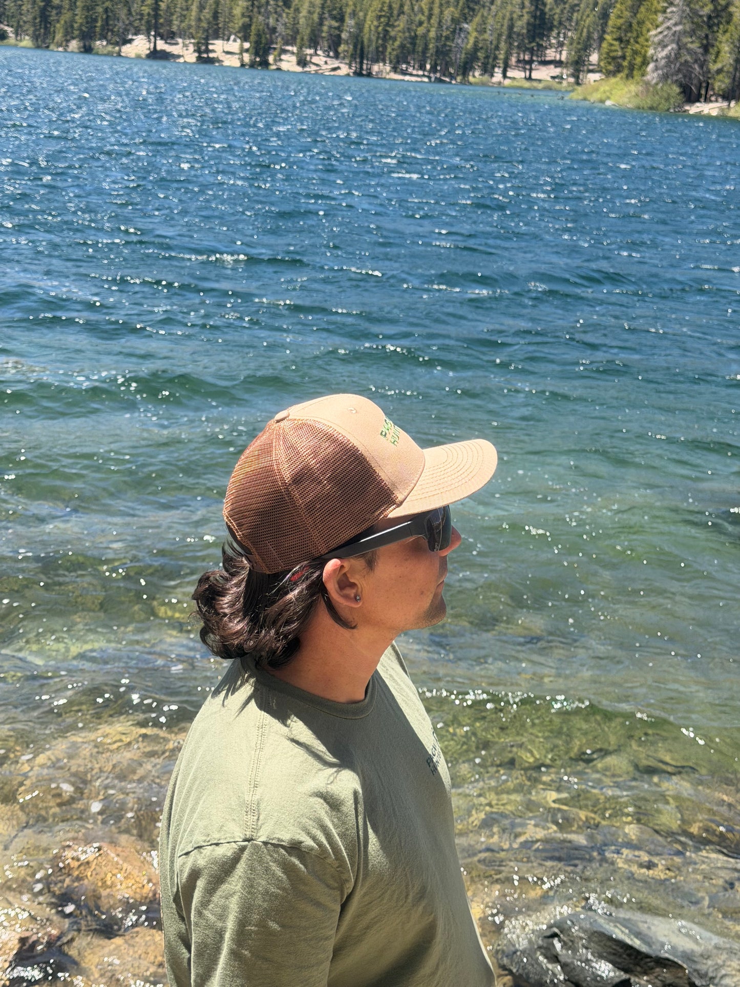 Pagwi Hunter Signature Series Embroidered Trucker Hat | Premium Snapback Fishing Cap
