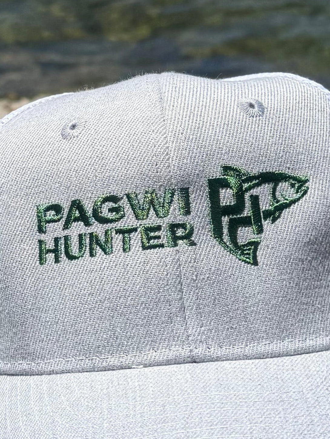 Pagwi Hunter Signature Series Embroidered Trucker Hat | Premium Snapback Fishing Cap