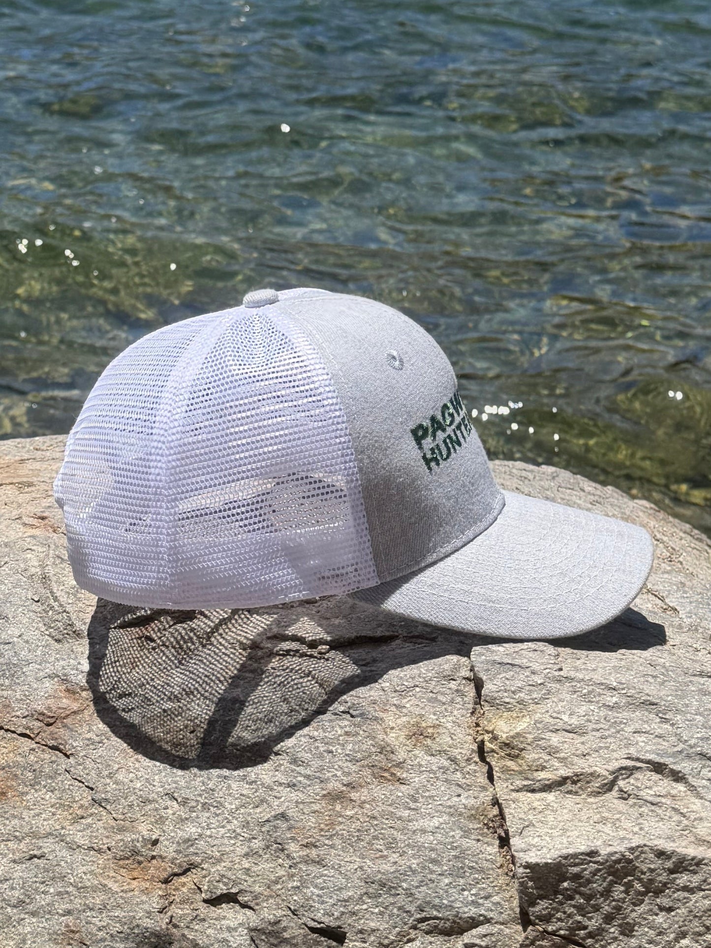 Pagwi Hunter Signature Series Embroidered Trucker Hat | Premium Snapback Fishing Cap