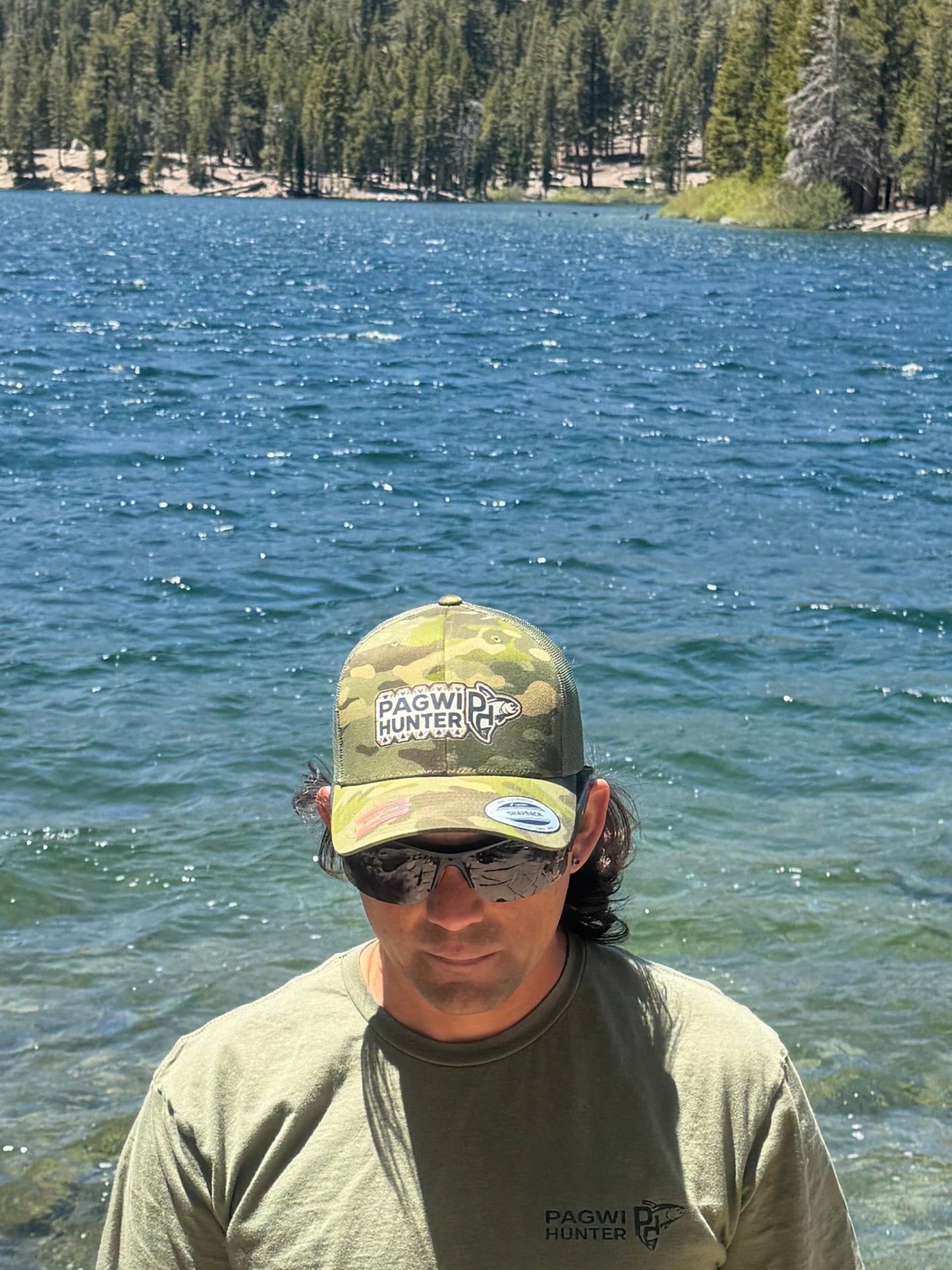 Pagwi Hunter Heritage Series Logo Trucker Hat | Snapback Fishing Cap